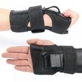 Aosijia Wrist Guards Skating Gauntlets Sports Protection Wrist Guard for Snowboarding Skateboarding and Rollerblade Black XL