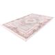 Teppich CALO-DELUXE "Miran 825" Teppiche Gr. B/L: 160 cm x 230 cm, 12 mm, 1 St., rosa (grau, lachs) Esszimmerteppiche Vintage Design, mit Fransen, Wohnzimmer