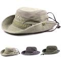 Men s Military Bucket Hat Rope Bucket Hat Waterproof Outdoor Fishing Camping Caps