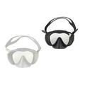 2x Snorkel Goggles Fog Glass Lenses Glass Accessories for Sports Women in The Outdoor Pool Black and White