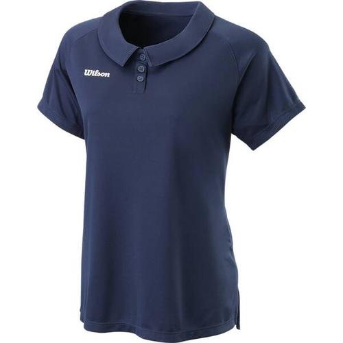 WILSON Damen Polo TEAM II POLO W Team Navy, Größe XL in Blau