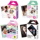 Fujifilm-Film photo Instax Mini 9 10/20/30 feuilles noir bonbons pop brillant étoile sripe