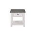 Martin Svensson Home Monterey End Table in White and Grey - Martin Svensson 890635