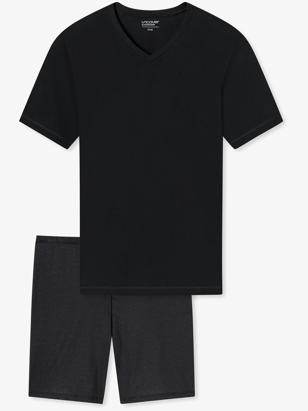 Schiesser Schlafanzug Herren schwarz, 52 Image
