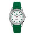 Lacoste watch strap 2010412 / LC-11-1-14-0085 Rubber Green 22mm