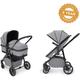 Ickle bubba Moon 2-in-1 Carrycot & Pushchair - Space Grey