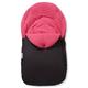 Car Seat Footmuff / Cosy Toes Compatible with Baby Jogger - Dark Pink