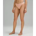 lululemon – Women's InvisiWear Mid-Rise Thong Underwear – Color Pink – Size XL