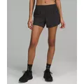 lululemon – Women's Hotty Hot High-Rise Lined Shorts – 4" – Color Black – Size 14