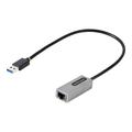 StarTech.com USB to Ethernet Adapter, USB 3.0 to 10/100/1000 Gigabit Ethernet LAN Converter for Laptops, 1ft (30cm) Attached Cable, USB to RJ45 Adapter, USB NIC Adapter, Ethernet Dongle - USB Network Adapter - network adapter - USB 3.2 Gen 1 - Gigabit...