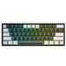 Ykohkofe Wired Mechanical Gaming Keyboard RGB Backlight No Ghosting Dual Color Keycaps 61 Keys Illuminated USB Wired Keyboard Blue Switches For Gamers Laptop Gaming Keyboard Keyword 16