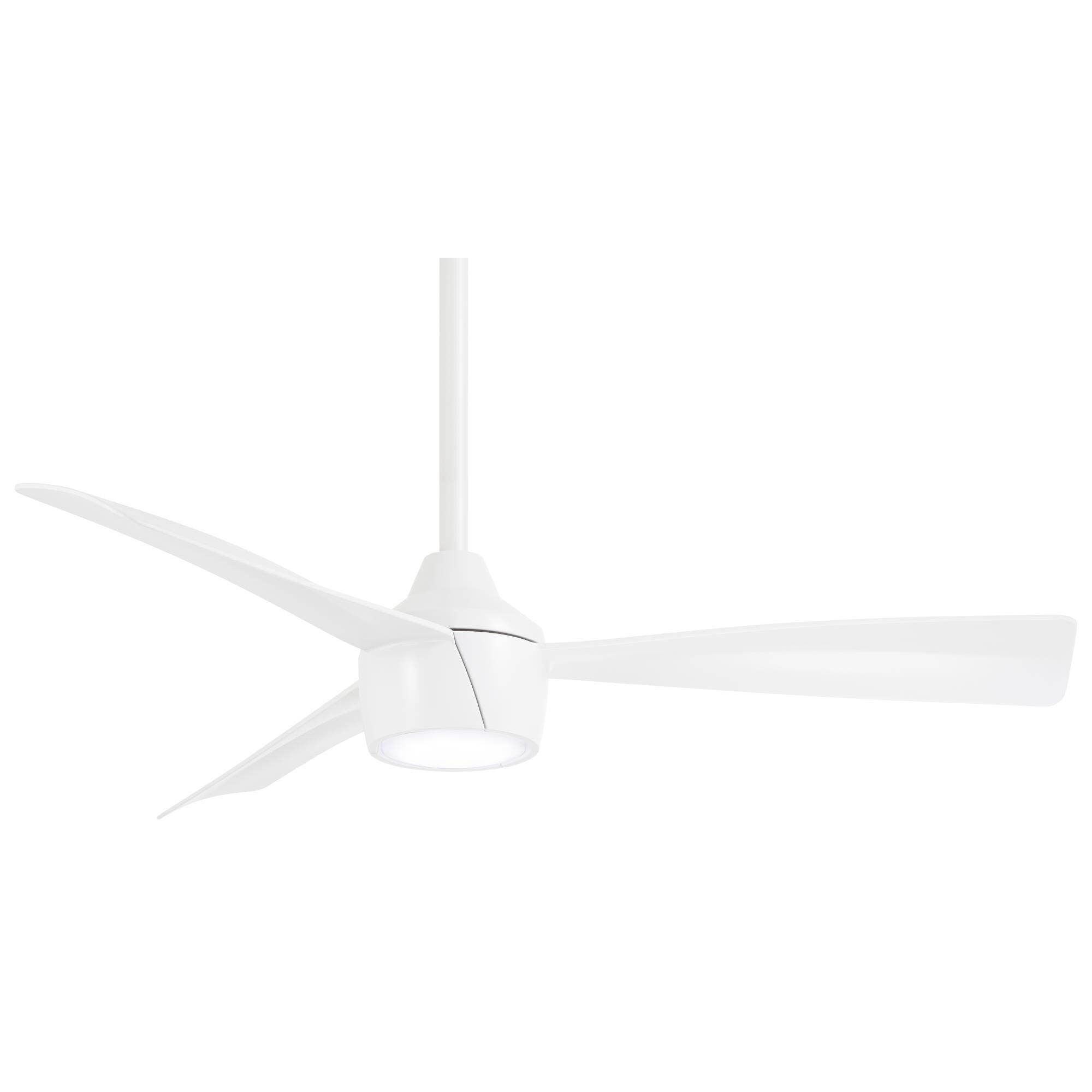 Minka Aire Skinnie 44 Inch Ceiling Fan with Light Kit - F625L-WHF