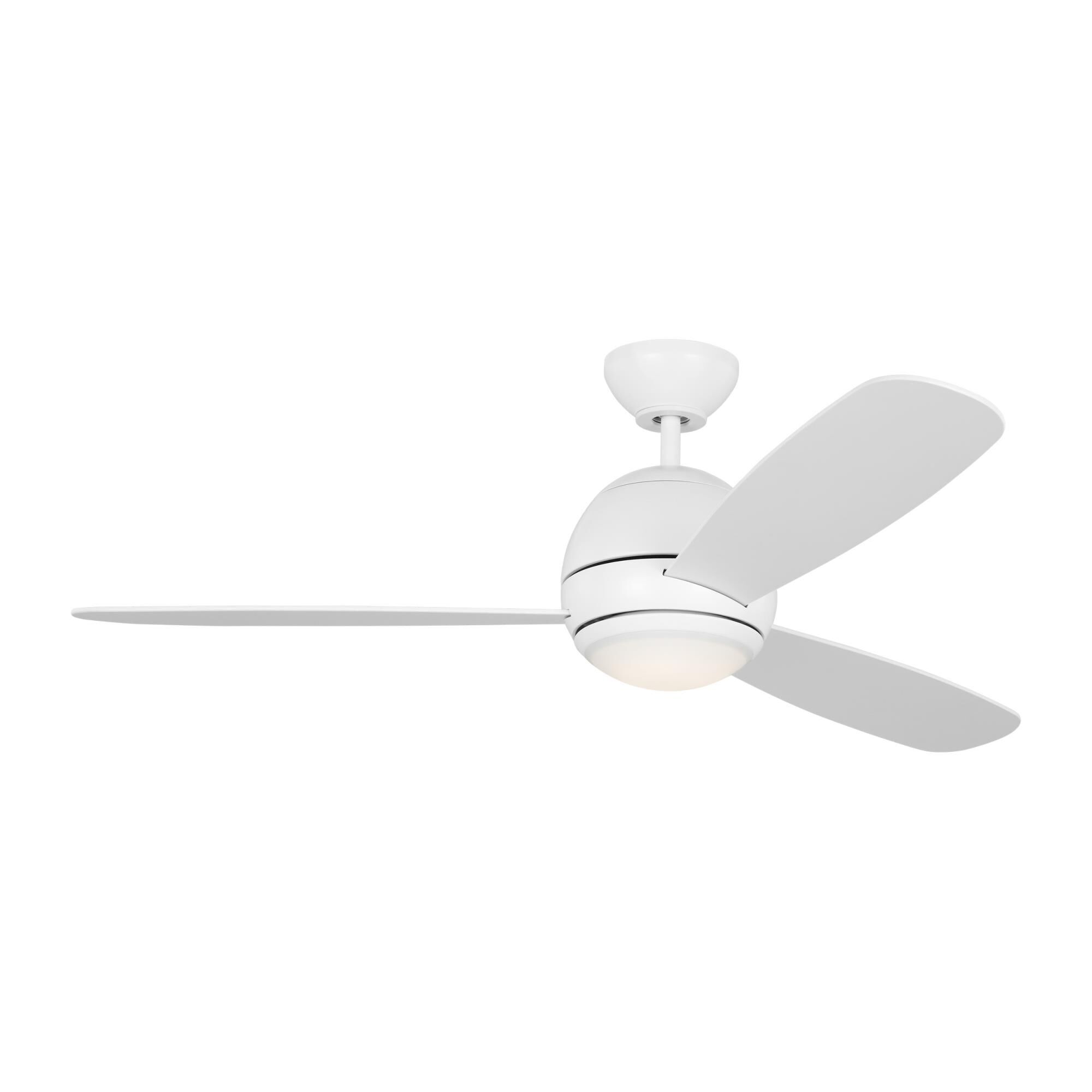 Generation Lighting Orbis 52 Inch Ceiling Fan with Light Kit - 3OBSR52RZWD