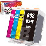 Compatible 902XL Ink Cartridges Replacement for HP 902XL 902 XL HP 902 Ink Cartridges (Newest Chip) for HP
