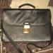 Coach Bags | Coach Diplomat 5353 Black Leather Attache Briefcase Valise W/Combo Lock | Color: Black | Size: Os