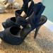 Jessica Simpson Shoes | Denim High Heels Size 6.5 | Color: Black | Size: 6.5