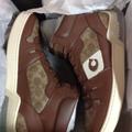 Coach Shoes | Coach Men's Citysole Brown High-Top Leather Sneakers, Usa Size 11.5d. New In Box | Color: Brown | Size: 11.5