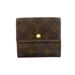 Louis Vuitton Bags | Authentic Louis Vuitton Monogram Canvas Leather Trifold Compact Clutch Wallet | Color: Brown | Size: Os