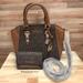 Michael Kors Bags | Michael Kors Ciara Small Satchel + 2 In 1 Wallet/Cardholder In Brn/Luggage Nwt | Color: Brown/Tan | Size: Os