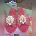 Disney Shoes | Disney Sleeping Beauty Aurora Pink Shoes Size 7.7" | Color: Pink | Size: 7g
