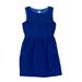 J. Crew Dresses | J Crew Dress Womens Size 6 Sleeveless Fit Flare Knee Length Zip... | Color: Blue | Size: 6