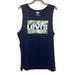 Levi's Shirts | Levi'smens' Navy Blue "Levi's" Tank Top With Palm Tree Leaves Logo. Size Xxl | Color: Blue/Green | Size: Xxl