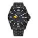 Men's Iowa Hawkeyes Citizen Quartz Black-Tone Stainless Steel Watch