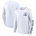 Men's Fanatics Branded White New York Yankees Pressbox Long Sleeve T-Shirt