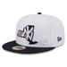 Men's New Era White/Navy York Yankees State 59FIFTY Fitted Hat