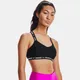 Women's Under Armour Crossback Low Sports Bra Black / White / White XS