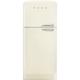 Smeg Left Hand Hinge FAB50LCR5 80/20 Frost Free Fridge Freezer - Cream - E Rated