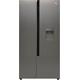 Hoover H-FRIDGE 500 MAXI HHSWD918F1XK Non-Plumbed Frost Free American Fridge Freezer - Silver - F Rated, Silver