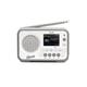 Roberts Play 20 DAB DAB+ FM Portable Radio with Bluetooth White