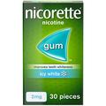 Nicorette icy white 2mg Gum 30 Pieces