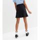 Girls Black Peplum School Skirt New Look