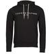 Tommy Hilfiger TOMMY LOGO HOODY men's Sweatshirt in Black. Sizes available:XXL,S,M,L,XL,XS