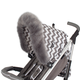 My Babiie - Luxurious Grey Faux Fur Pram Hood Trim