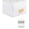 Essential Fibre Cotbed Mattress and Fitted Sheets (Pack of 2) Bundle