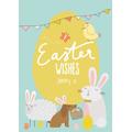 Moonpig Cute Easter Card - Easter Wishes - Easter Egg Hunt, Large