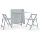 Julian Bowen Helsinki Compact Folding Dining Sets / Light Grey