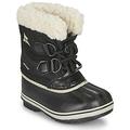 Sorel CHILDRENS YOOT PAC NYLON boys's Children's Snow boots in Black. Sizes available:7 toddler,8 toddler,9 toddler,10 kid,11 kid,11.5 kid,12 kid