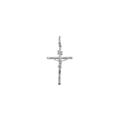 Cross Necklace in 9ct White Gold