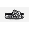 UGG® Maxi Checks Slide for Women in Black/White, Size 9, Textile