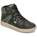 Kickers LOWELL boys's Children's Shoes (High-top Trainers) in Black. Sizes available:10 kid,11 kid,11.5 kid,12 kid,13 kid,1 kid,1.5 kid