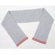 Outdoor Equipment Womens Grey Knit Scarf - Pink Trim
