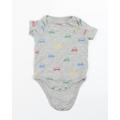 Gap Boys Grey Geometric Babygrow One-Piece Size 3-6 Months