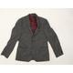 Marks and Spencer Mens Grey Rayon Jacket Suit Jacket Size 36