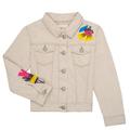 Catimini LYAMM girls's Children's Jacket in Beige. Sizes available:6 years,7 years,8 years,10 years,12 years