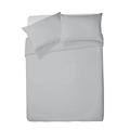 Habitat Pure Cotton 200TC Grey Bedding Set - Double