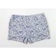 Gap Womens Blue Floral Cotton Chino Shorts Size 10 L6 in Regular Zip